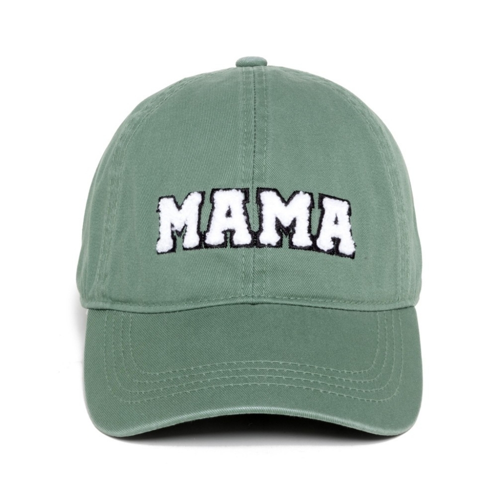 New Embroidered MAMA Hat Sage